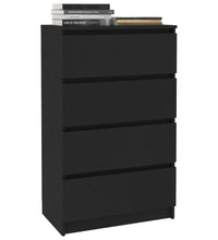 Sideboard Schwarz 60x35x98,5 cm Holzwerkstoff