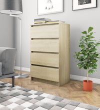 Sideboard Sonoma-Eiche 60x35x98,5 cm Holzwerkstoff