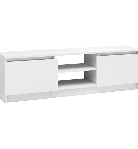 TV-Schrank Hochglanz-Weiß 120×30×35,5 cm Holzwerkstoff