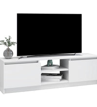 TV-Schrank Hochglanz-Weiß 120×30×35,5 cm Holzwerkstoff