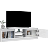 TV-Schrank Hochglanz-Weiß 120×30×35,5 cm Holzwerkstoff