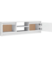 TV-Schrank Hochglanz-Weiß 120×30×35,5 cm Holzwerkstoff