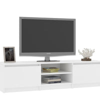 TV-Schrank Weiß 140×40×35,5 cm Holzwerkstoff