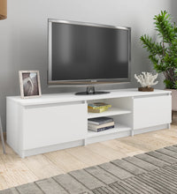 TV-Schrank Weiß 140×40×35,5 cm Holzwerkstoff