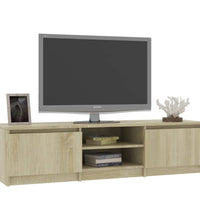 TV-Schrank Sonoma-Eiche 140x40x35,5 cm Holzwerkstoff