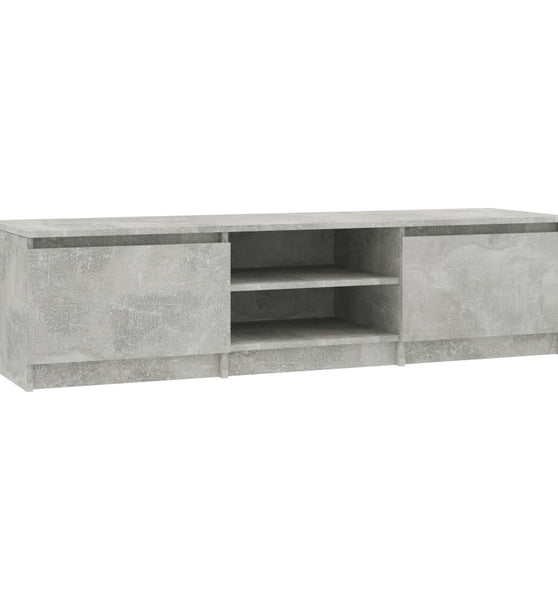 TV-Schrank Betongrau 140x40x35,5 cm Holzwerkstoff