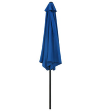 Sonnenschirm mit Metall-Mast 300 cm Azurblau