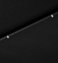 Sonnenschirm mit LED-Leuchten und Stahlmast 300 cm Schwarz