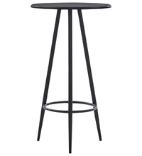 Bartisch Schwarz 60×107,5 cm MDF