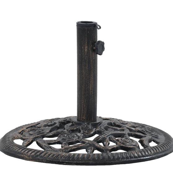 Sonnenschirmständer Bronze 12 kg 48 cm Gusseisen