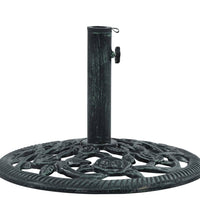 Sonnenschirmständer Grün 9 kg 40 cm Gusseisen