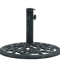 Sonnenschirmständer Grün 9 kg 40 cm Gusseisen