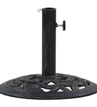 Sonnenschirmständer Schwarz Bronze 9 kg 40 cm Gusseisen