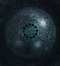 Vogelbad mit Springbrunnen Grün 50×91 cm Kunststoff