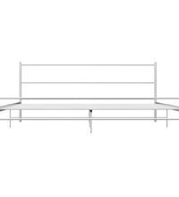 Bettgestell Weiß Metall 180×200 cm