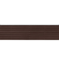 Hochbeet 320 x 40 x 77 cm Verzinkter Stahl Braun