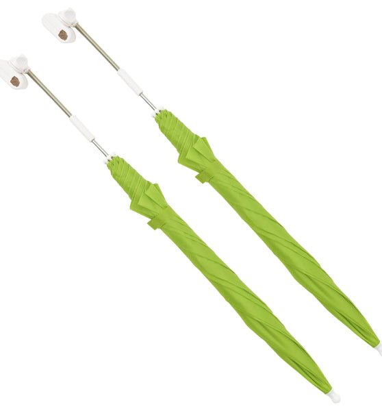 Sonnenschirme für Campingstühle 2 Stk. Grün 105 cm