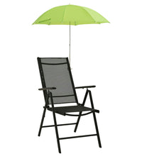 Sonnenschirme für Campingstühle 2 Stk. Grün 105 cm