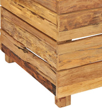Hochbeet 50x40x55 cm Teak Altholz und Stahl