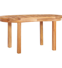 Couchtisch 90x50x45 cm Massivholz Teak