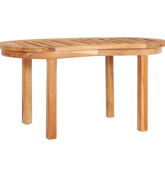 Couchtisch 90x50x45 cm Massivholz Teak