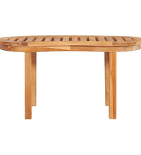 Couchtisch 90x50x45 cm Massivholz Teak