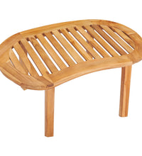 Couchtisch 90x50x45 cm Massivholz Teak