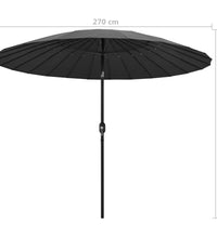 Sonnenschirm mit Aluminium-Mast 270 cm Anthrazit