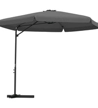 Sonnenschirm mit Stahlmast 300 cm Anthrazit