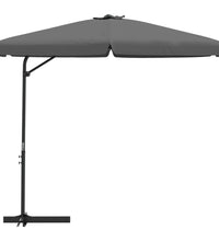 Sonnenschirm mit Stahlmast 300 cm Anthrazit