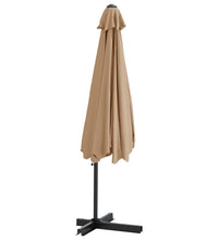 Sonnenschirm mit Stahl-Mast 300 cm Taupe