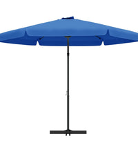 Sonnenschirm mit Stahl-Mast 300 cm Azurblau