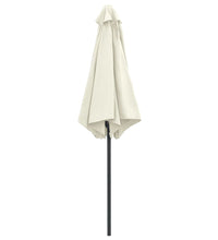Sonnenschirm mit Aluminium-Mast 270x246 cm Sandweiß