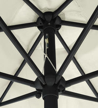 Sonnenschirm mit Aluminium-Mast 270x246 cm Sandweiß