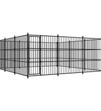 Outdoor-Hundezwinger 450×450×185 cm