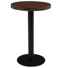 Bistrotisch Dunkelbraun 50 cm MDF