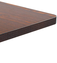 Bistrotisch Dunkelbraun 50x50 cm MDF