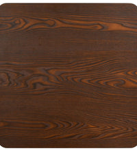 Bistrotisch Dunkelbraun 50x50 cm MDF