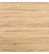 Bistrotisch Hellbraun 80x80 cm MDF