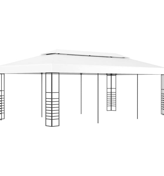 Gartenpavillon 6×3 m Weiß