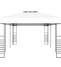 Gartenpavillon 6×3 m Weiß