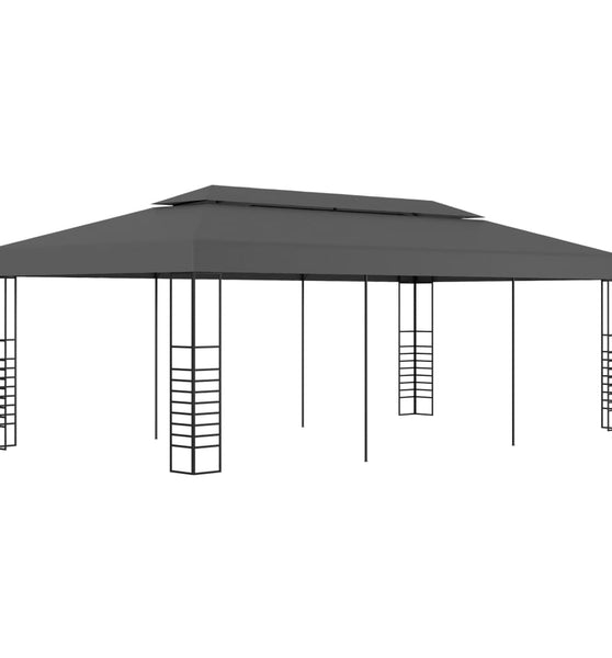 Gartenpavillon 3x6 m Anthrazit