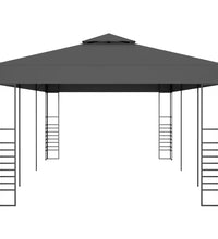 Gartenpavillon 3x6 m Anthrazit