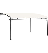 Garten-Sonnenschutz 4x3x2,55 m Cremeweiß