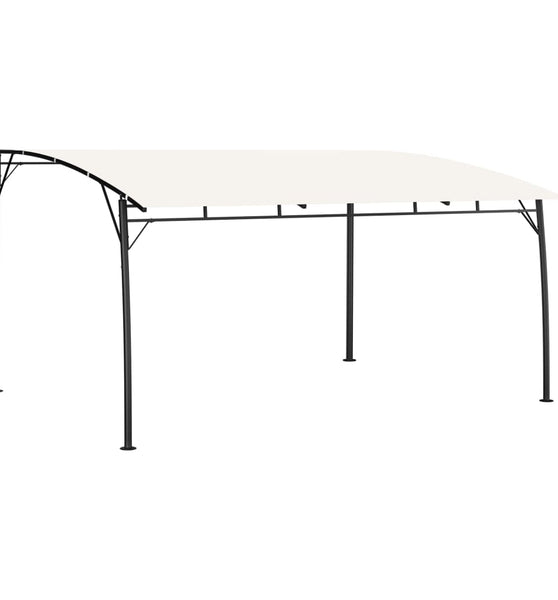 Garten-Sonnenschutz 4x3x2,55 m Cremeweiß