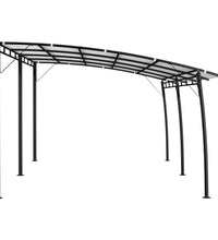 Garten-Sonnenschutz 6x3x2,55 m Cremeweiß