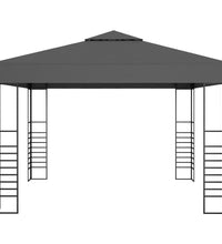 Gartenpavillon 3×3 m Anthrazit