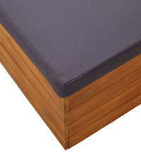 Modular-Mittelsofa 1 Stk. mit Auflagen Massivholz Akazie