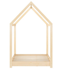 Kinder-Bettgestell Massivholz Kiefer 70 x 140 cm