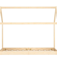Kinder-Bettgestell Massivholz Kiefer 80 x 160 cm